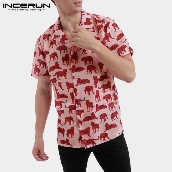 incerun 2020 summer printed mens hawaiian casual shirt lapel breathable streetwear short sleeve casual camisas hombre s-5xl, White;black
incerun 2020 summer printed mens hawaiian casual shirt lapel breathable streetwear short sleeve casual camisas hombre s-5xl, White;black