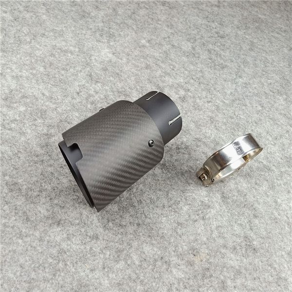 1 piece twill grilled matte black exhaust pipes car universal carbon fiber +stainless steel end tips length 160 mm
1 piece twill grilled matte black exhaust pipes car universal carbon fiber +stainless steel end tips length 160 mm