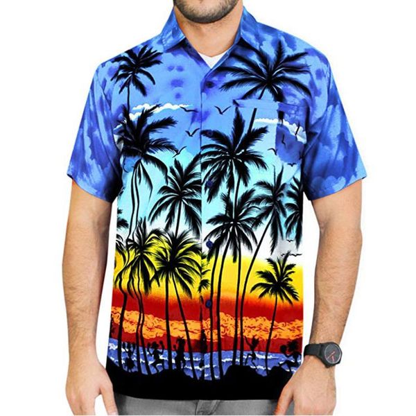 short sleeve shirt men leaves print men's hawaiian style casual loose pocket print shirt loose style summe daily g3, White;black
short sleeve shirt men leaves print men's hawaiian style casual loose pocket print shirt loose style summe daily g3, White;black