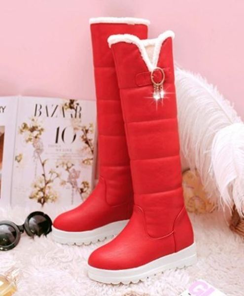 2019 women's boots in winter with new style flat bottom round head thick bottom waterproof table@2123, Black
2019 women's boots in winter with new style flat bottom round head thick bottom waterproof table@2123, Black