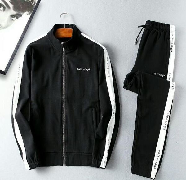 2019 fall and winter mens luxury designer black tracksuits sweatsuit ~ mens training jogging sweat track suits, Gray
2019 fall and winter mens luxury designer black tracksuits sweatsuit ~ mens training jogging sweat track suits, Gray