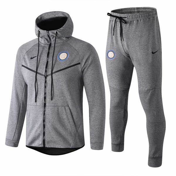 

sale 2018 2019 season inter milan mens hoodies jackets mauro 2019 tracksuits soccer jersey perisic nainggolan windbreaker coats, Gray;blue
