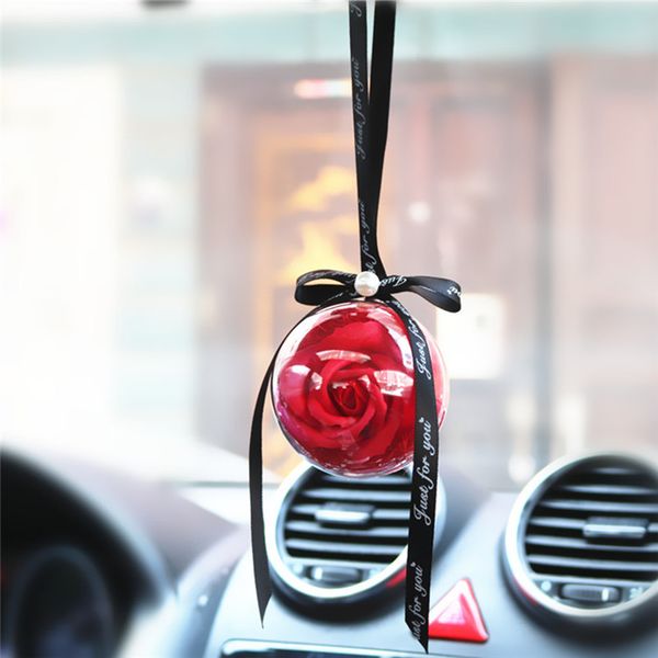 car pendant eternal rose flowers ball rearview mirror hanging decoration soap flower ornament suspension auto accessoriess
car pendant eternal rose flowers ball rearview mirror hanging decoration soap flower ornament suspension auto accessoriess