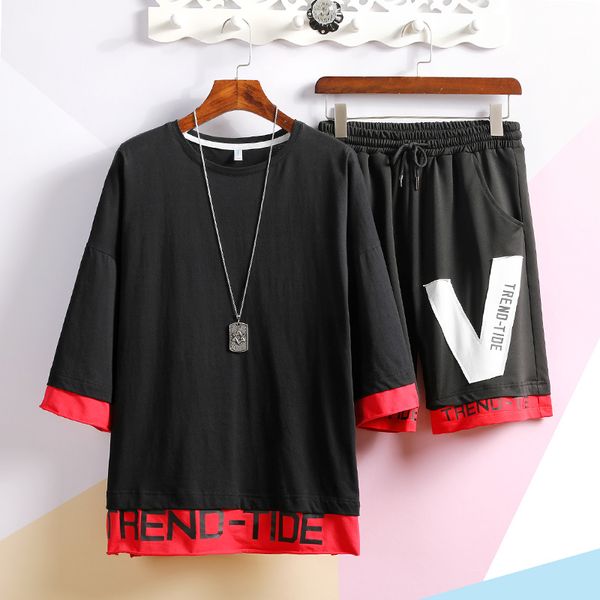 xxxl 2019 two piece set and pants casual mens short sets summer clothes for men tracksuit men's clothing, Gray
xxxl 2019 two piece set and pants casual mens short sets summer clothes for men tracksuit men's clothing, Gray
