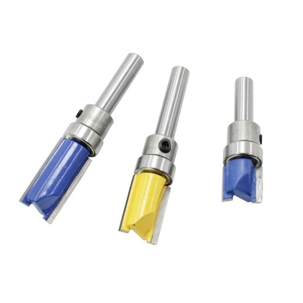 1/4 inch shank flute flush trim pattern router bit bearing woodworking milling cutter tool
1/4 inch shank flute flush trim pattern router bit bearing woodworking milling cutter tool