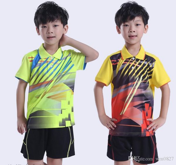 new 2017 children badminton sportwear shirts,quick dry men table tennis jersey breathable boys/girls tennis wear shorts sets, White;yellow
new 2017 children badminton sportwear shirts,quick dry men table tennis jersey breathable boys/girls tennis wear shorts sets, White;yellow
