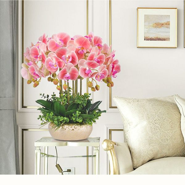 1 piece wedding artificial flowers 5 heads moth orchid real touch butterfly orchid for home festival party decoration
1 piece wedding artificial flowers 5 heads moth orchid real touch butterfly orchid for home festival party decoration