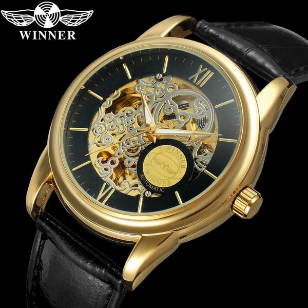 winner men watch sport automatic mechanical wristwatch skeleton new male clock relogio masculino 0623, Slivery;brown
winner men watch sport automatic mechanical wristwatch skeleton new male clock relogio masculino 0623, Slivery;brown