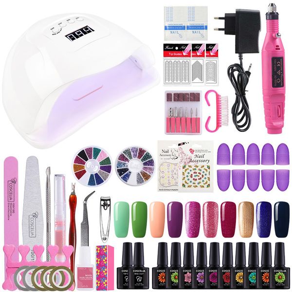 coscelia 80w uv led lamp nail dryer for manicure set gel nail polish kit electric drill manicure tools all for art kit
coscelia 80w uv led lamp nail dryer for manicure set gel nail polish kit electric drill manicure tools all for art kit