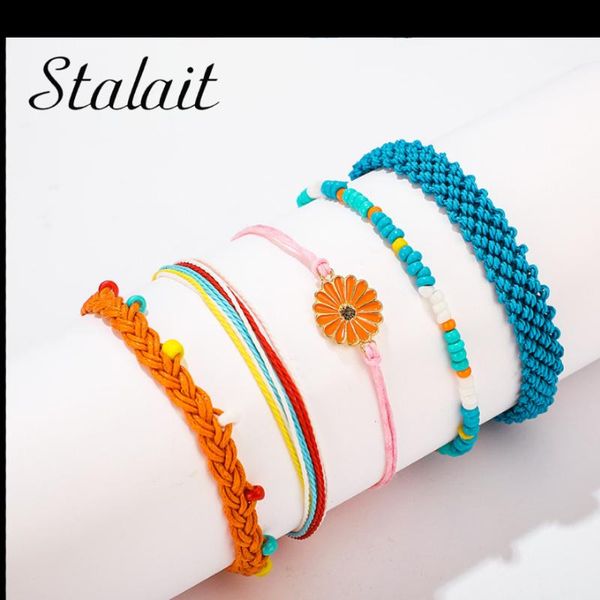 friendship bracelets daisy sunflower bohemian charm colorful string multi-layer charm jewer handmad knot rope bracelet for women, Black
friendship bracelets daisy sunflower bohemian charm colorful string multi-layer charm jewer handmad knot rope bracelet for women, Black
