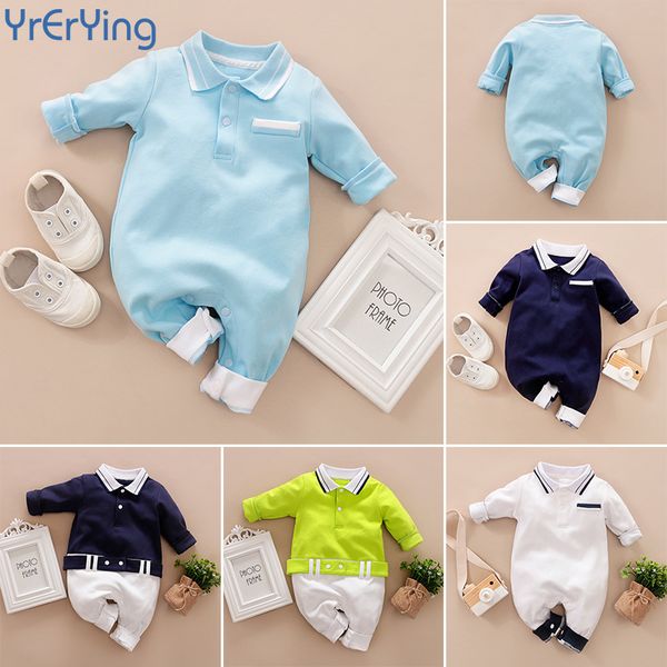 childrens clothing baby romper autumn new baby shirt style baby romper, Blue