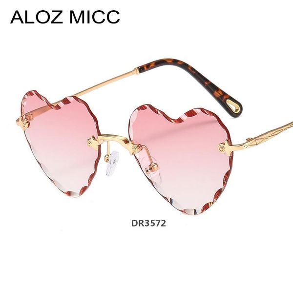 love heart sunglasses women brand rimless metal sun glasses female pink grey gradient oculos uv400 q235dr3572, White;black
love heart sunglasses women brand rimless metal sun glasses female pink grey gradient oculos uv400 q235dr3572, White;black