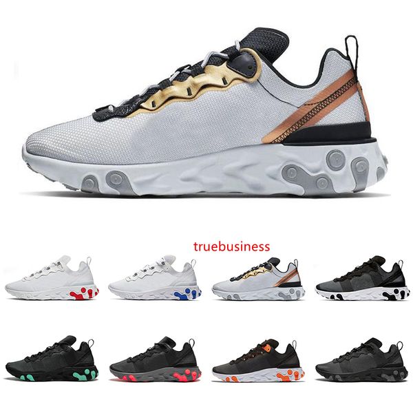 2019 react element 55 running shoes for men women triple black white university red metallic gold fashion mens trainers sports sneakers
2019 react element 55 running shoes for men women triple black white university red metallic gold fashion mens trainers sports sneakers