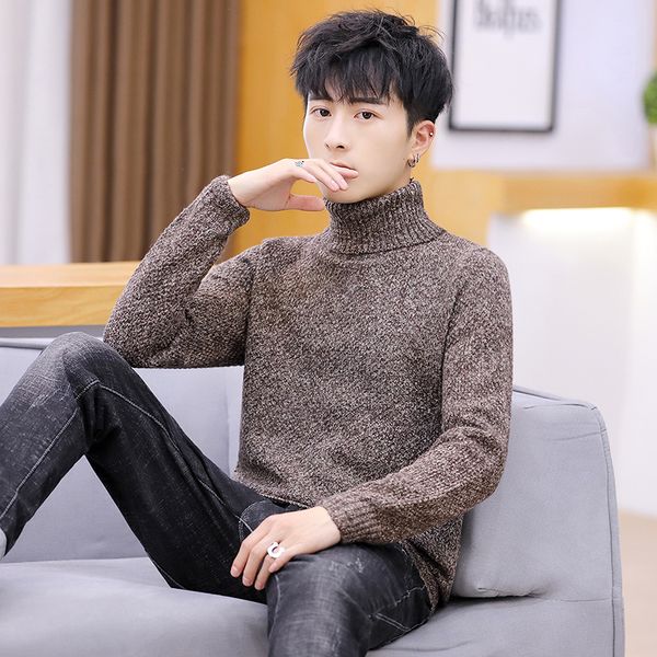 2019 winter high neck thick warm sweater men turtleneck brand solid mens sweaters slim fit pullover men knitwear male, White;black
2019 winter high neck thick warm sweater men turtleneck brand solid mens sweaters slim fit pullover men knitwear male, White;black