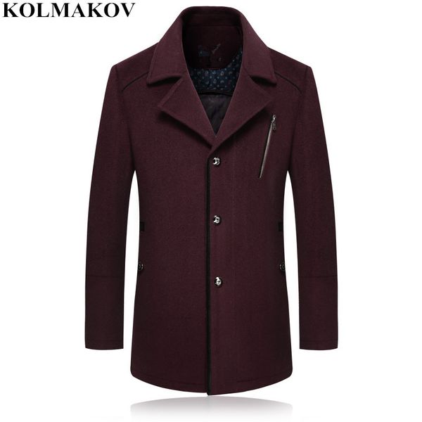 kolmakov new men's woolen coats business casual overcoats homme autumn winter men clothing wool windbreaker male plus size m-4xl, Black
kolmakov new men's woolen coats business casual overcoats homme autumn winter men clothing wool windbreaker male plus size m-4xl, Black