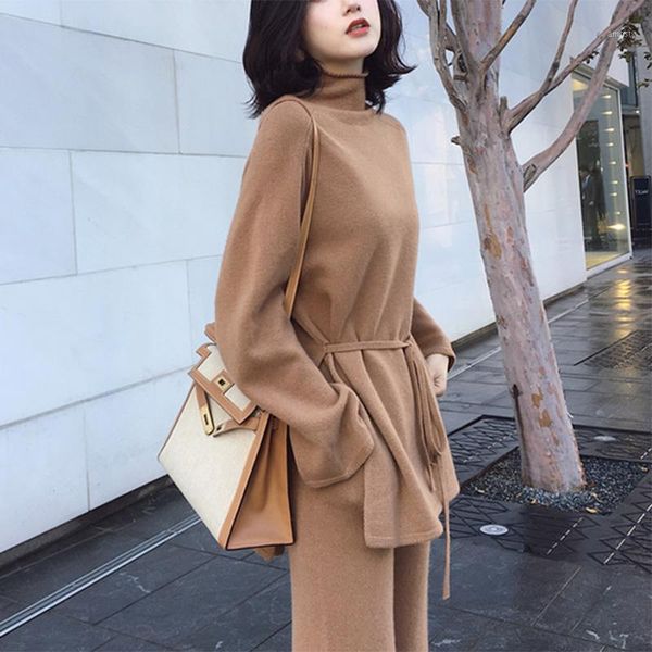 knitted turtleneck sweater 2 pieces set tracksuits women 2019 autumn loose sweater+ankle-length pants warm cashmere large suit1, White
knitted turtleneck sweater 2 pieces set tracksuits women 2019 autumn loose sweater+ankle-length pants warm cashmere large suit1, White