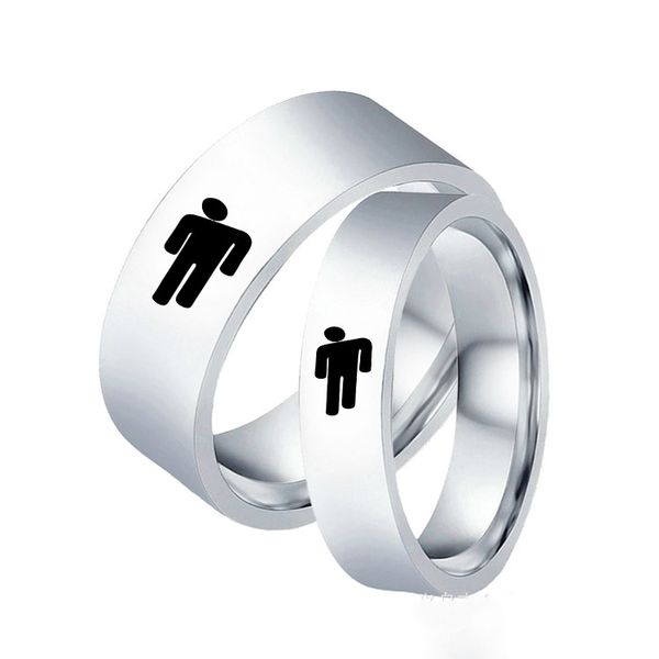 new billie eilish ring hiphop rapper finger figure stainless steel billie eilish lover ring jewelry for women girl fans gift, Golden;silver
new billie eilish ring hiphop rapper finger figure stainless steel billie eilish lover ring jewelry for women girl fans gift, Golden;silver