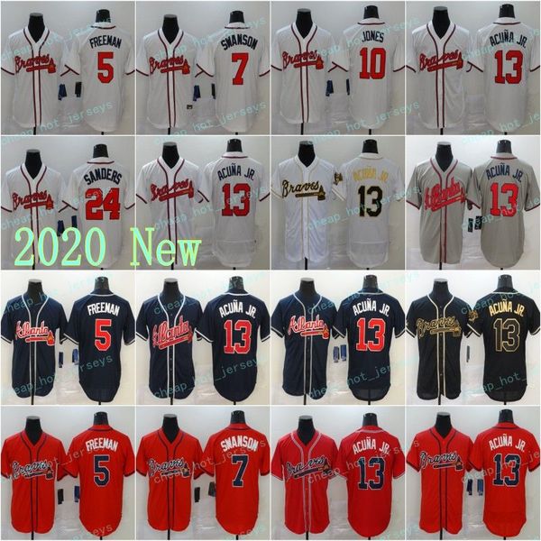 2020 men 7 swanson 10 jones 24 sanders 13 acuna jr. jersey 1 albies 5 an baseball jerseys white flexbase coolbase home road stitched, Blue;black
2020 men 7 swanson 10 jones 24 sanders 13 acuna jr. jersey 1 albies 5 an baseball jerseys white flexbase coolbase home road stitched, Blue;black