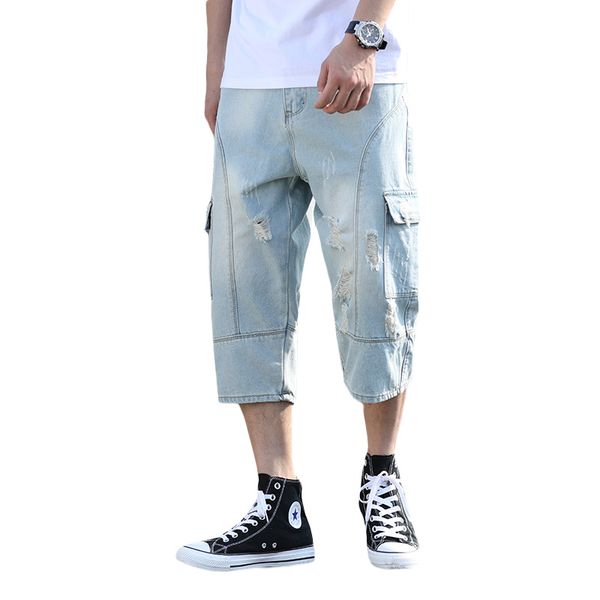 spring summer shorts large size cool fashion casual capris pants korean-style trend new style shallow men's jeans, Blue
spring summer shorts large size cool fashion casual capris pants korean-style trend new style shallow men's jeans, Blue