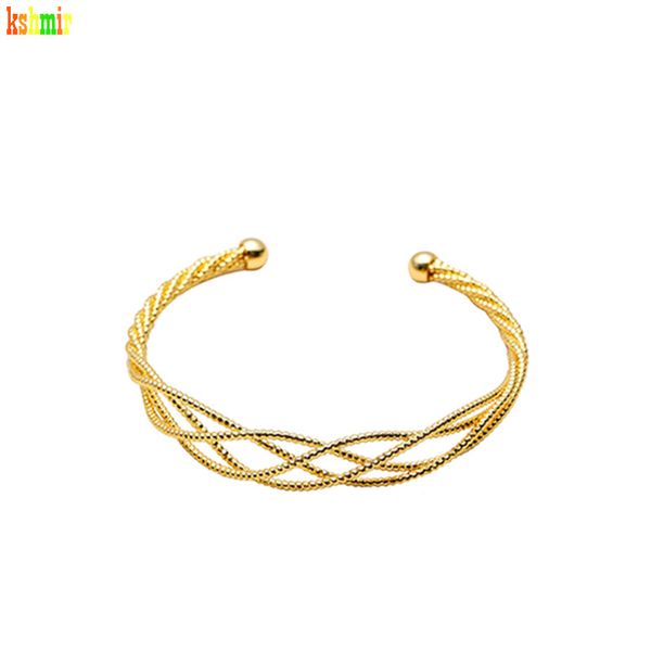 kshmir 2020 contracted bracelet metal embossed bracelet geometric copper female korean curve woven banquet, Black
kshmir 2020 contracted bracelet metal embossed bracelet geometric copper female korean curve woven banquet, Black