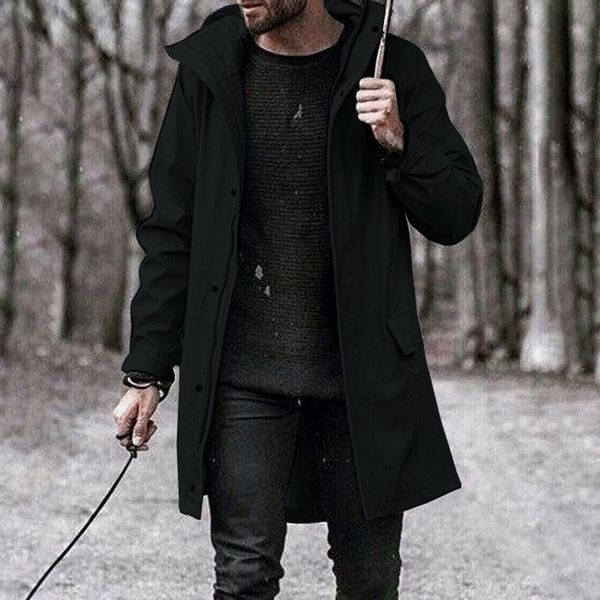 cluxury men's coat fashion long autumn jacket casual outerwear solid overcoat trench coat clothes male windbreaker, Black;brown
cluxury men's coat fashion long autumn jacket casual outerwear solid overcoat trench coat clothes male windbreaker, Black;brown