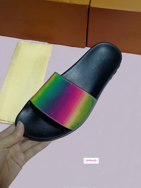 summer new mule slippers men's sandals flat designer shoes slippers flexible rubber slippers with boxs, Black
summer new mule slippers men's sandals flat designer shoes slippers flexible rubber slippers with boxs, Black