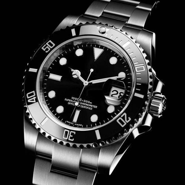 high quailty automatic mechanical sapphire glass black ceramic bezel date stainless steel guild lock clasp 40mm 116610ln 116610 mens watches, Slivery;brown
high quailty automatic mechanical sapphire glass black ceramic bezel date stainless steel guild lock clasp 40mm 116610ln 116610 mens watches, Slivery;brown
