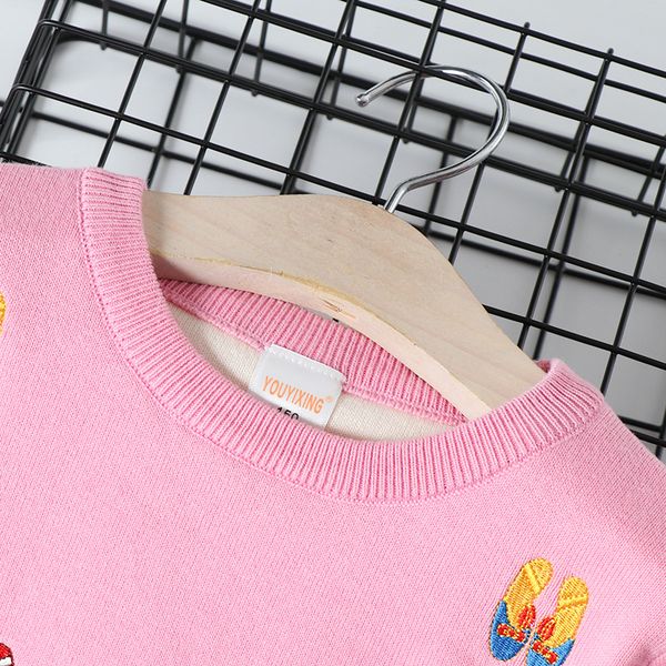 kids' sweater girl's knitted shirt 2019 fall and winter clothes new style big boy knit low waist jersey sweater embroider jacket, White
kids' sweater girl's knitted shirt 2019 fall and winter clothes new style big boy knit low waist jersey sweater embroider jacket, White