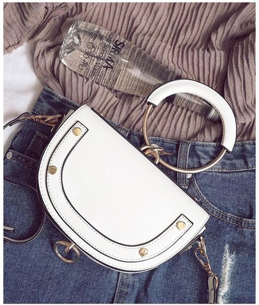 handbags for women metal handle fashion bag semi-circular luxury clutch purse designer female crossbody shoulder bags leather
handbags for women metal handle fashion bag semi-circular luxury clutch purse designer female crossbody shoulder bags leather