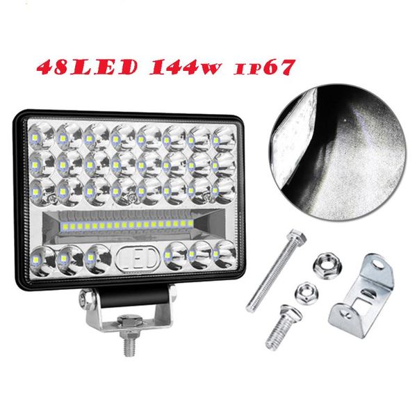 6000k led work lights white 6000lm waterproof 144w 48led driving car truck tractor 4wd
6000k led work lights white 6000lm waterproof 144w 48led driving car truck tractor 4wd
