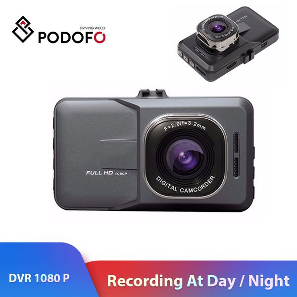 

podofo new 3.0" car dvr 1080p hd recorder auto car camera digital video registrar dvrs g-sensor night vision dash cam