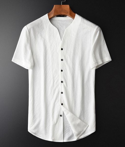 v-neck men shirt luxury chinese style short sleeve summer man shirt plus size 4xl new slim fit casual mens dress, White;black
v-neck men shirt luxury chinese style short sleeve summer man shirt plus size 4xl new slim fit casual mens dress, White;black