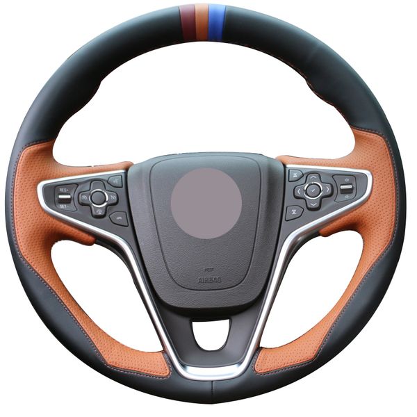 black leather brown leather car steering wheel cover for buick regal opel insignia 2014 2015
black leather brown leather car steering wheel cover for buick regal opel insignia 2014 2015