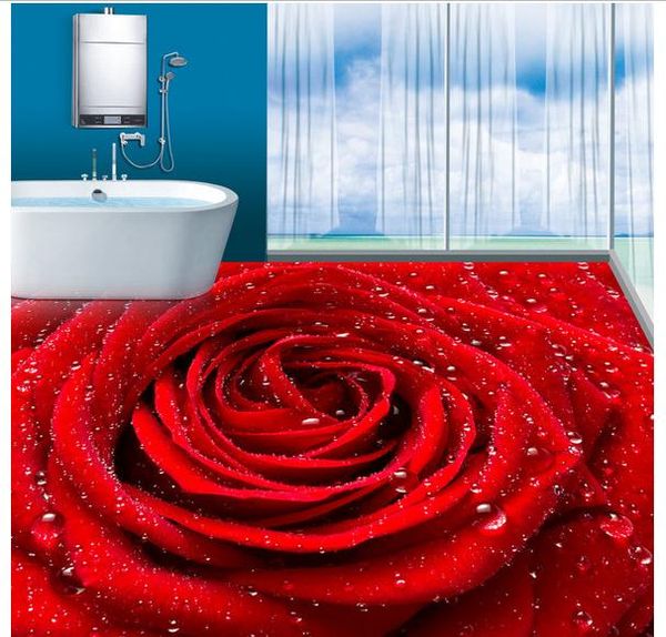 customized 3d p mural wallpaper pvc self-adhesive waterproof flooring wall sticker romantic love red rose dew 3d floor tiles
customized 3d p mural wallpaper pvc self-adhesive waterproof flooring wall sticker romantic love red rose dew 3d floor tiles