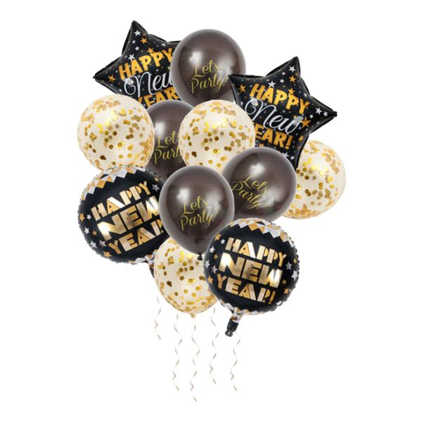 12x happy new year balloons sets latex confetti home party decoration
12x happy new year balloons sets latex confetti home party decoration