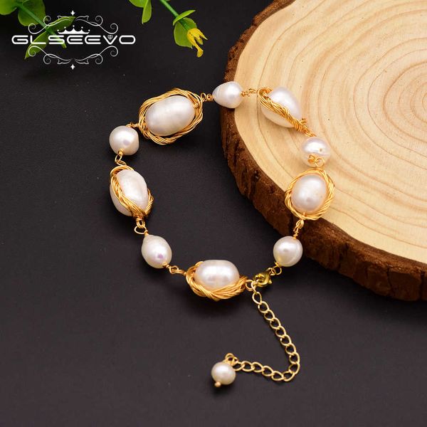 glseevo natural fresh water baroque pearl bracelets for women engagement gift adjustable bracelets & bangle fine jewelry gb0055 c19021501, Black
glseevo natural fresh water baroque pearl bracelets for women engagement gift adjustable bracelets & bangle fine jewelry gb0055 c19021501, Black