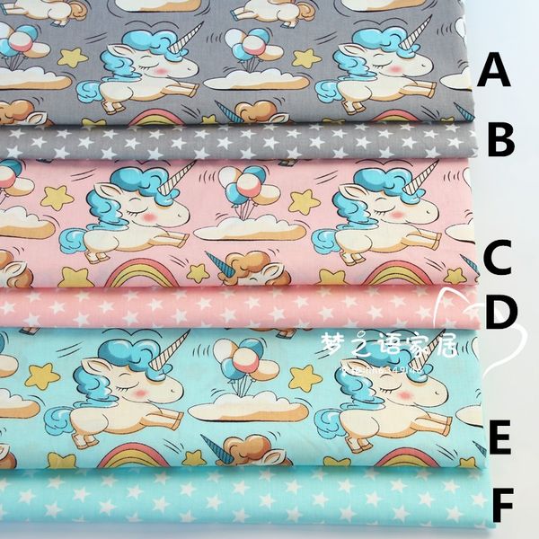 160cmx50cm unicorn cotton fabric infant baby bedding patchwork fabric tecido quilting bedzee crafts material sewing tissue, Black;white
160cmx50cm unicorn cotton fabric infant baby bedding patchwork fabric tecido quilting bedzee crafts material sewing tissue, Black;white