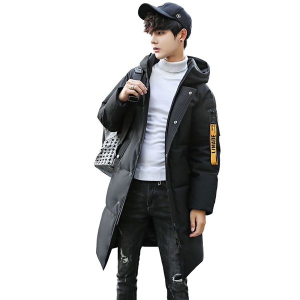 long parkas winter jacket men 2019 new warm windproof casual outerwear padded cotton coat big pockets parkas men, Black
long parkas winter jacket men 2019 new warm windproof casual outerwear padded cotton coat big pockets parkas men, Black