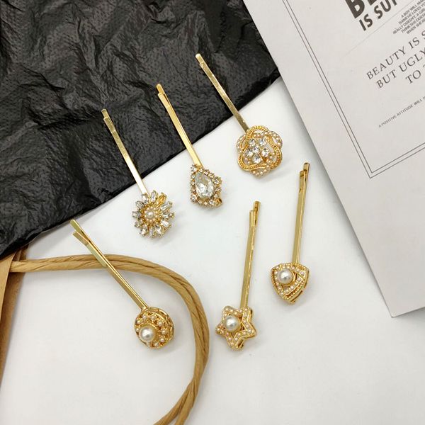 korea imitiation pearl flower hairpins vintage long barrettes hair clips crystal metal hair styling accessories hairgrip, Golden;white
korea imitiation pearl flower hairpins vintage long barrettes hair clips crystal metal hair styling accessories hairgrip, Golden;white