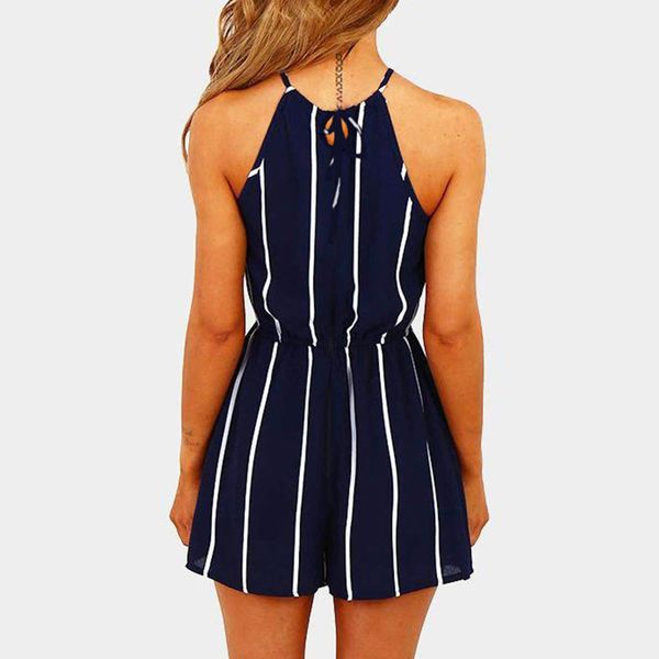 2019 summer playsuits women stripe printing off shoulder sleeveless rompers jumpsuit playsuit women casual striped clothing, Black;white
2019 summer playsuits women stripe printing off shoulder sleeveless rompers jumpsuit playsuit women casual striped clothing, Black;white