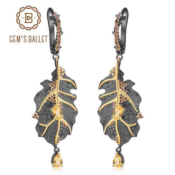 gem's ballet georgia o'keeffe 0.97ct natural citrine 925 sterling silver handmade monstera leaves drop earrings for women bijoux c
gem's ballet georgia o'keeffe 0.97ct natural citrine 925 sterling silver handmade monstera leaves drop earrings for women bijoux c