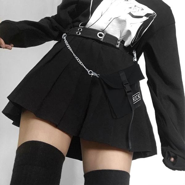 gothic punk юбка женщины harajuku высокой талией цепи карманы плиссированные юбки новая мода streetwear dark hip hop черный юбки женский, Black
gothic punk юбка женщины harajuku высокой талией цепи карманы плиссированные юбки новая мода streetwear dark hip hop черный юбки женский, Black