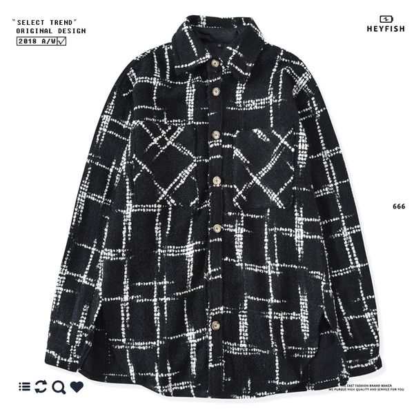 heyfish winter thick woolen shirt ins super fire jacket european and american popular brand couples shirt non-flannel, Red
heyfish winter thick woolen shirt ins super fire jacket european and american popular brand couples shirt non-flannel, Red