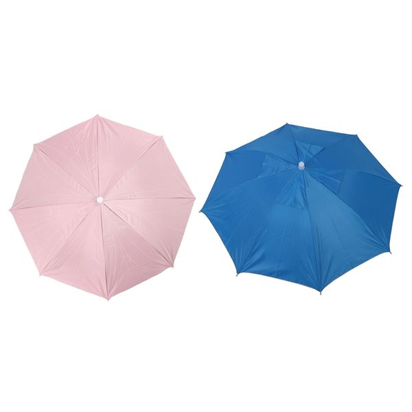 sky blue folding umbrella hat with adjustable headband & pink outdoor sports fishing umbrella hat headwear
sky blue folding umbrella hat with adjustable headband & pink outdoor sports fishing umbrella hat headwear
