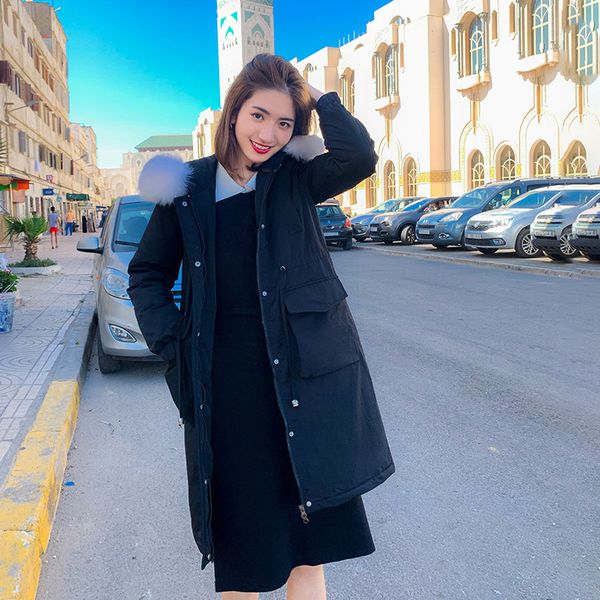 back winter dress woman a fairy real cotton easy long fund cotton-padded jacket 2019 winter loose coat cotton-padded clothes, Tan;black
back winter dress woman a fairy real cotton easy long fund cotton-padded jacket 2019 winter loose coat cotton-padded clothes, Tan;black