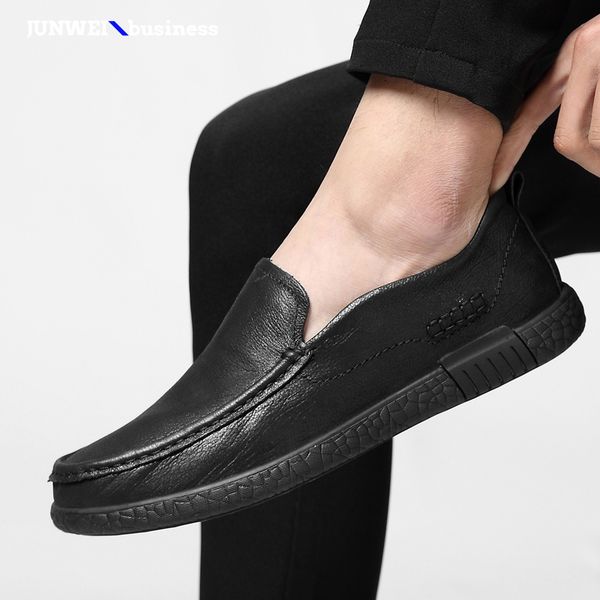 leather genuine soft men loafers shoes new handmade casual shoes outdoor men moccasins for genuine leather flat l5, Black
leather genuine soft men loafers shoes new handmade casual shoes outdoor men moccasins for genuine leather flat l5, Black