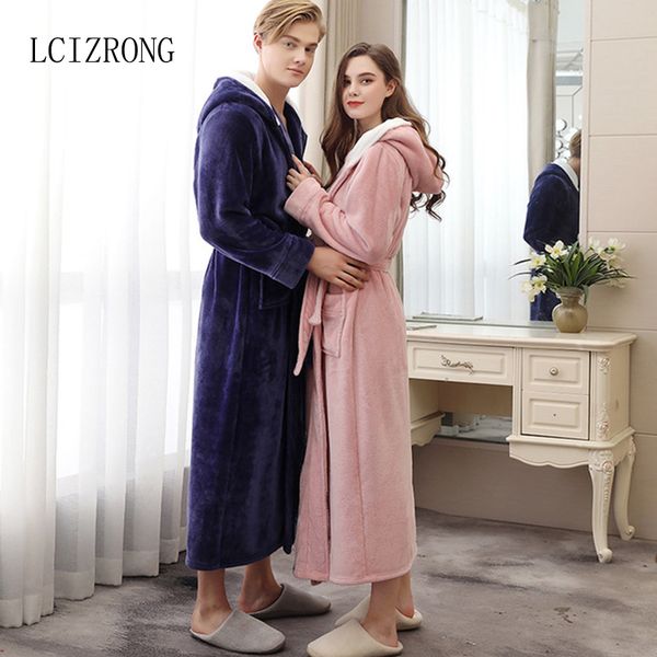 winter flannel couple long warm hooded bathrobe women/men plus size dressing gown bridesmaid robes sleepwear female, Black;red
winter flannel couple long warm hooded bathrobe women/men plus size dressing gown bridesmaid robes sleepwear female, Black;red