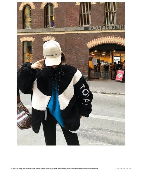 lambhair coat women's autumn and winter thickened 2020 new korean version loose print student's all-around cotton clothes agency h, Black
lambhair coat women's autumn and winter thickened 2020 new korean version loose print student's all-around cotton clothes agency h, Black