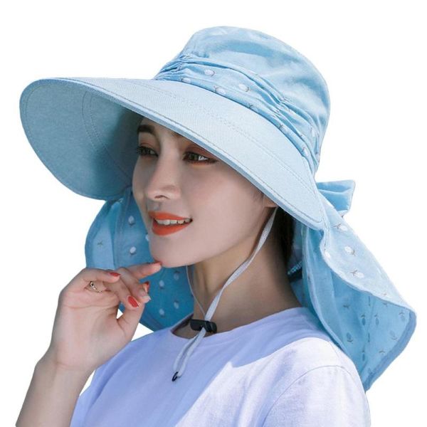 women summer anti-uv breathable mesh floral wide brim face neck cover sunhat women sun cover female summer hat outdoor cap, Yellow
women summer anti-uv breathable mesh floral wide brim face neck cover sunhat women sun cover female summer hat outdoor cap, Yellow
