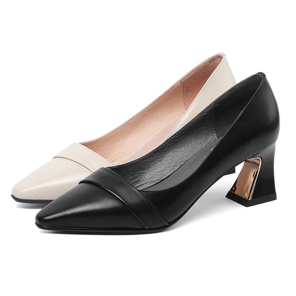 pgxxzlx new 2020 pointed toe shallow mouth, four seasons single shoes women's full genuine leather high heels elegant lady pumps, Black
pgxxzlx new 2020 pointed toe shallow mouth, four seasons single shoes women's full genuine leather high heels elegant lady pumps, Black